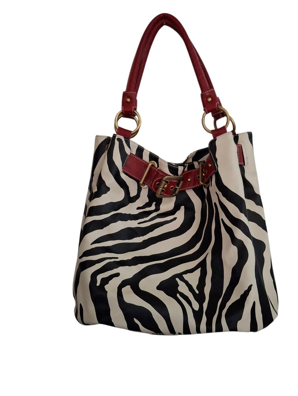 Zebra Print Hobo Bag